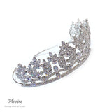Pivoine Bridal Tiara Milano Sterling Silver and Crystal Princess Crown 29
