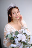 Pivoine Bridal Tiara Milano Sterling Silver and Crystal Princess Crown 53