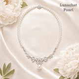 Lunachat 925純銀5-5.5/12-13mm 淡水珍珠頸鍊3*