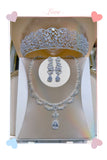 Pivoine Bridal Tiara Milano Sterling Silver and Crystal Princess Crown 10