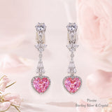 Pivoine Milano Sterling Silver and Crystal Bridal Earclips 184