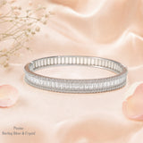 Pivoine Milano Sterling Silver and Crystal Bridal bracelet 26