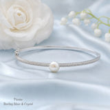 Pivoine Milano Sterling Silver and Crystal Bridal bracelet 25