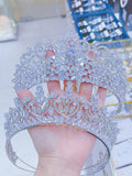 Pivoine Bridal Tiara Milano Sterling Silver and Crystal Princess Crown ｜新娘髮飾 ｜結婚頭飾 | 結婚皇冠 | wedding crown | bridal hair accessories |   swarovski headband | 結婚禮物 |  婚紗頭飾 | 皇冠頭飾香港 |  裙褂頭飾 | wedding accessories｜Bridal Tiara