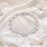 Pivoine Milano Sterling Silver and Crystal Bridal bracelet 4
