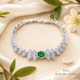Pivoine Milano Sterling Silver and Crystal Bridal bracelet 2