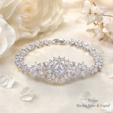 Pivoine Milano Sterling Silver and Crystal Bridal bracelet 10