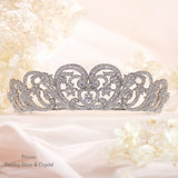 Pivoine Bridal Tiara Milano Sterling Silver and Crystal Princess Crown 41