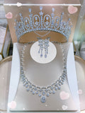 Pivoine Milano Sterling Silver and Crystal Bridal Necklace 9