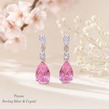 Pivoine Milano Sterling Silver and Crystal Bridal Earrings 111
