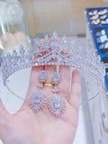 Pivoine Bridal Tiara Milano Sterling Silver and Crystal Princess Crown ｜新娘髮飾 ｜結婚頭飾 | 結婚皇冠 | wedding crown | bridal hair accessories |   swarovski headband | 結婚禮物 |  婚紗頭飾 | 皇冠頭飾香港 |  裙褂頭飾 | wedding accessories｜Bridal Tiara