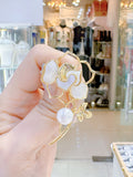 Lunachat Sterling Silver and Crystal Pearl Brooch Milano 35