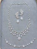 Pivoine Milano Sterling Silver and Crystal Bridal Necklace 9