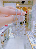 Pivoine Milano Sterling Silver and Crystal Bridal Earclips 190