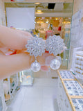 Pivoine Milano Sterling Silver and Crystal Bridal Earclips 189