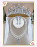 Pivoine Bridal Tiara Milano Sterling Silver and Crystal Handmade Crown 4