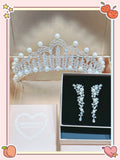 Pivoine Bridal Tiara Milano Sterling Silver and Crystal Handmade Crown 4
