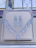 Pivoine Milano Sterling Silver and Crystal Bridal Earrings 135