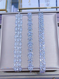 Pivoine Milano Sterling Silver and Crystal Bridal bracelet 3