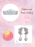 Pivoine Bridal Tiara Milano Sterling Silver and Crystal Princess Crown 38