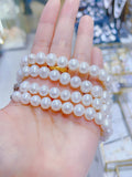 Lunachat 925純銀10mm 淡水珍珠手鍊2