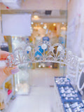Pivoine Bridal Tiara Milano Sterling Silver and Crystal Princess Crown 19
