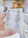 Pivoine Milano Sterling Silver and Crystal Bridal Earrings 114
