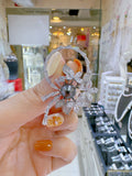 Lunachat Sterling Silver and Crystal Pearl Brooch Milano 43