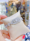 Pivoine Milano Sterling Silver and Crystal Bridal bracelet 24