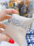 Pivoine Milano Sterling Silver and Crystal Bridal bracelet 24