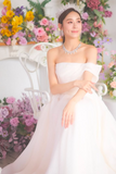Pivoine Bridal Tiara Milano Sterling Silver and Crystal Handmade Crown 31*