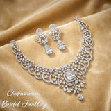 Pivoine Milano Sterling Silver and Crystal Bridal Earrings 112