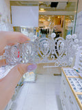 Pivoine Bridal Tiara Milano Sterling Silver and Crystal Handmade Crown 24