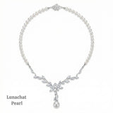 Lunachat 925純銀5-5.5/12-13mm 淡水珍珠頸鍊4