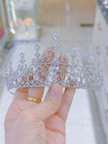 Pivoine Bridal Tiara Milano Sterling Silver and Crystal Princess Crown 21