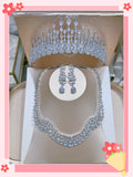 Pivoine Milano Sterling Silver and Crystal Bridal Necklace 32
