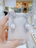 Pivoine Milano Sterling Silver and Crystal Bridal Earrings 34