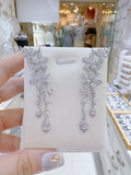Pivoine Milano Sterling Silver and Crystal Bridal Earrings 42