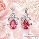 Pivoine Milano Sterling Silver and Crystal Bridal Earrings 48