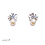 Lunachat 925純銀5-6mm 淡水珍珠耳環