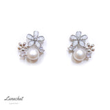 Lunachat 925純銀5-6mm 淡水珍珠耳環