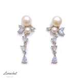 Lunachat 925純銀3-6mm 淡水珍珠耳環