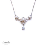 Lunachat 925純銀4-6mm 淡水珍珠頸鍊