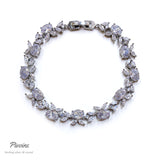 Pivoine Milano Sterling Silver and Crystal Bridal bracelet 24