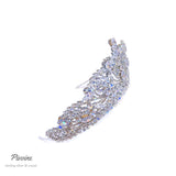 Pivoine Bridal Tiara Milano Sterling Silver and Crystal Handmade Crown 57