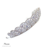 Pivoine Bridal Tiara Milano Sterling Silver and Crystal Princess Crown 10