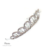Pivoine Bridal Tiara Milano Sterling Silver and Crystal Princess Crown 19