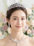 Pivoine Bridal Tiara Milano Sterling Silver and Crystal Princess Crown 38
