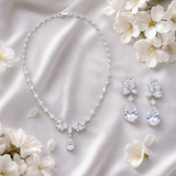 Pivoine Milano Sterling Silver and Crystal Bridal Earrings 71