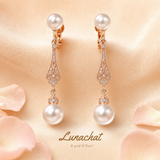 Pivoine Milano Sterling Silver and Crystal Bridal Earclips 160